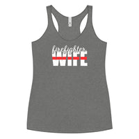 Firefighter Wife Racerback Tank