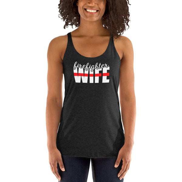 Firefighter Wife Racerback Tank