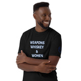 Weapons Whiskey & Women Unisex T-Shirt