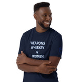 Weapons Whiskey & Women Unisex T-Shirt